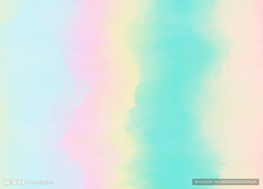 创意水彩抽象艺术画水彩晕染