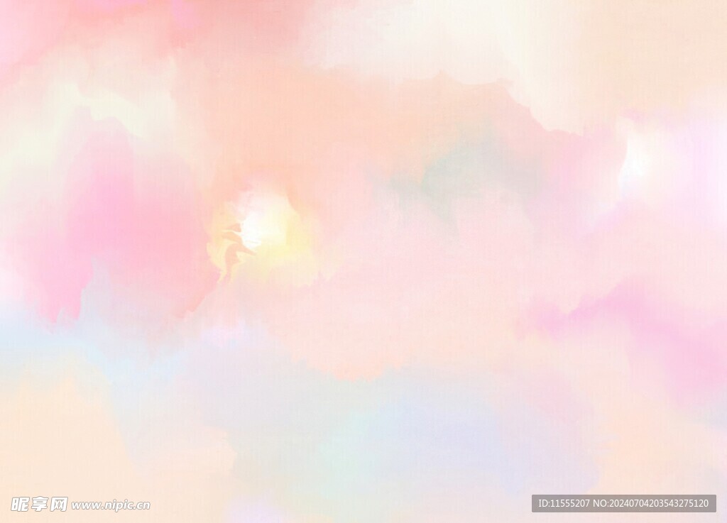 创意水彩抽象艺术画水彩晕染