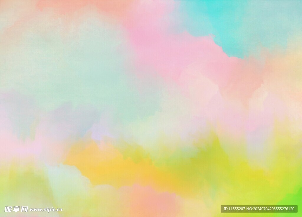 创意水彩抽象艺术画水彩晕染