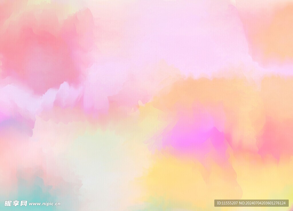 创意水彩抽象艺术画水彩晕染
