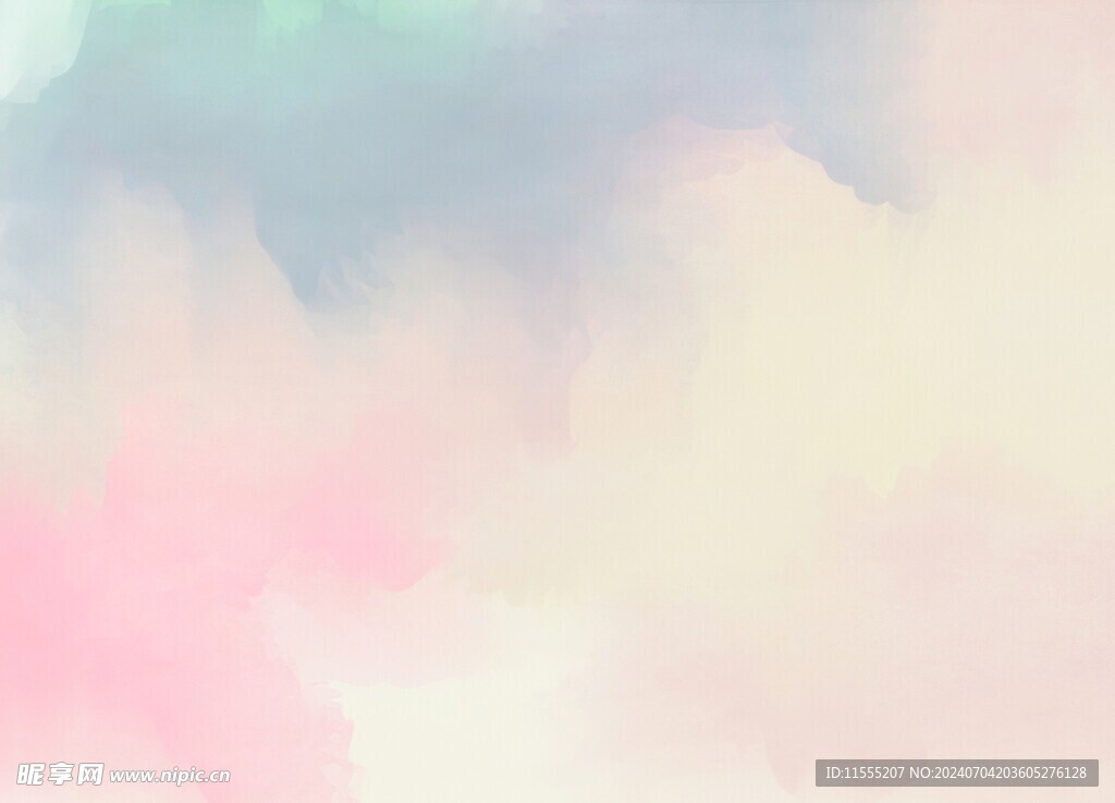创意水彩抽象艺术画水彩晕染