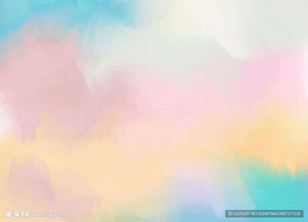 创意水彩抽象艺术画水彩晕染