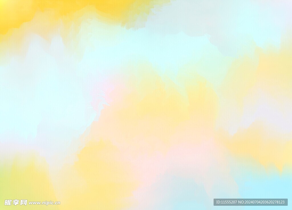 创意水彩抽象艺术画水彩晕染