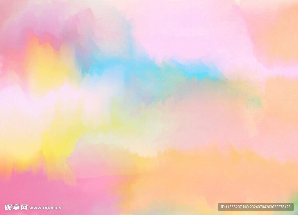 创意水彩抽象艺术画水彩晕染