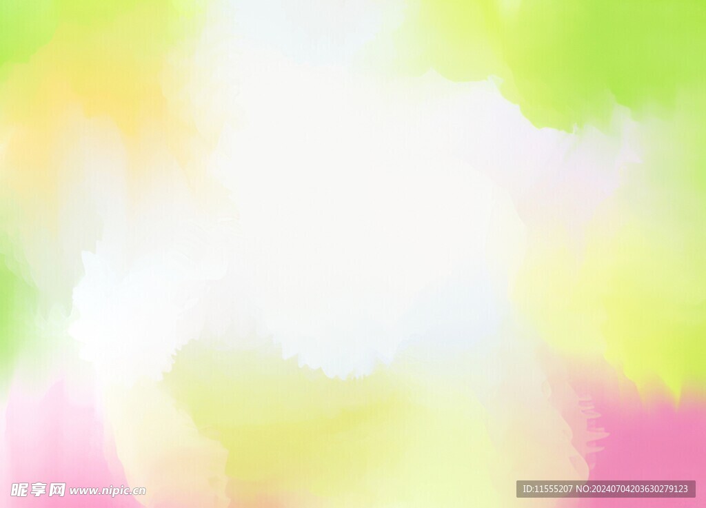 创意水彩抽象艺术画水彩晕染