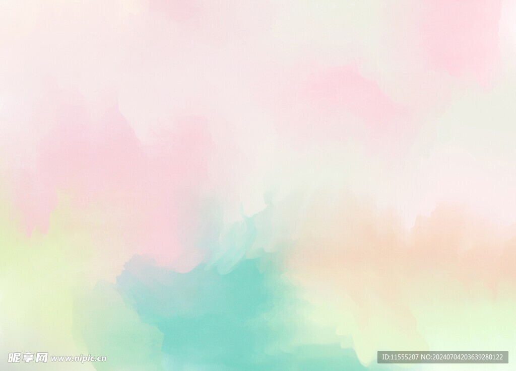 创意水彩抽象艺术画水彩晕染