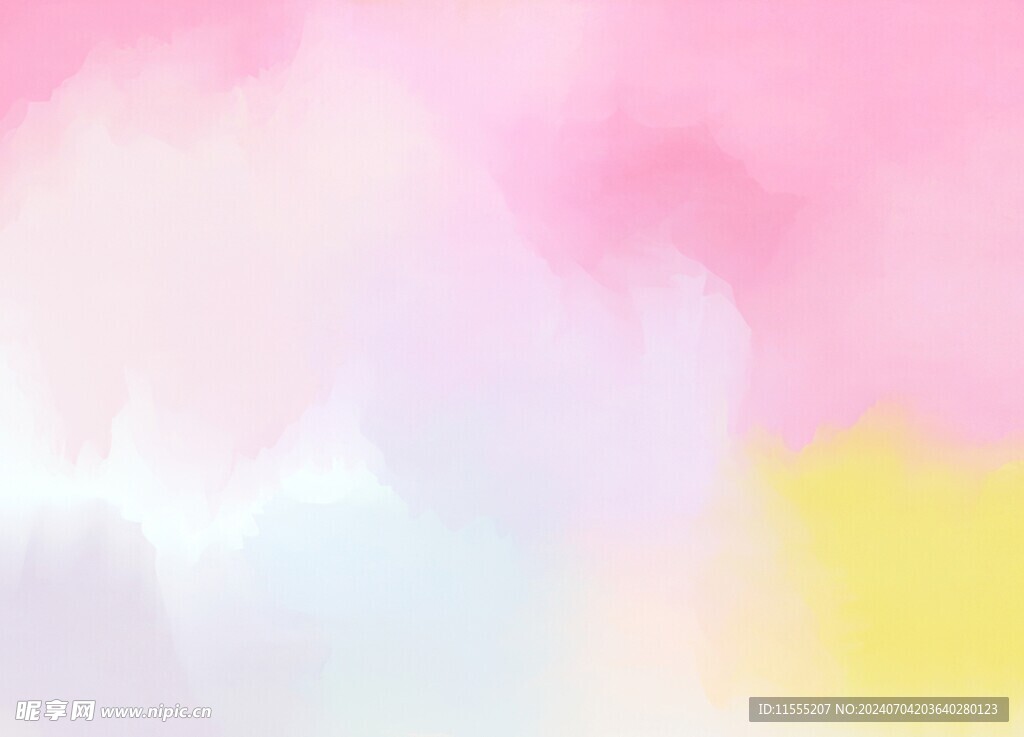 创意水彩抽象艺术画水彩晕染