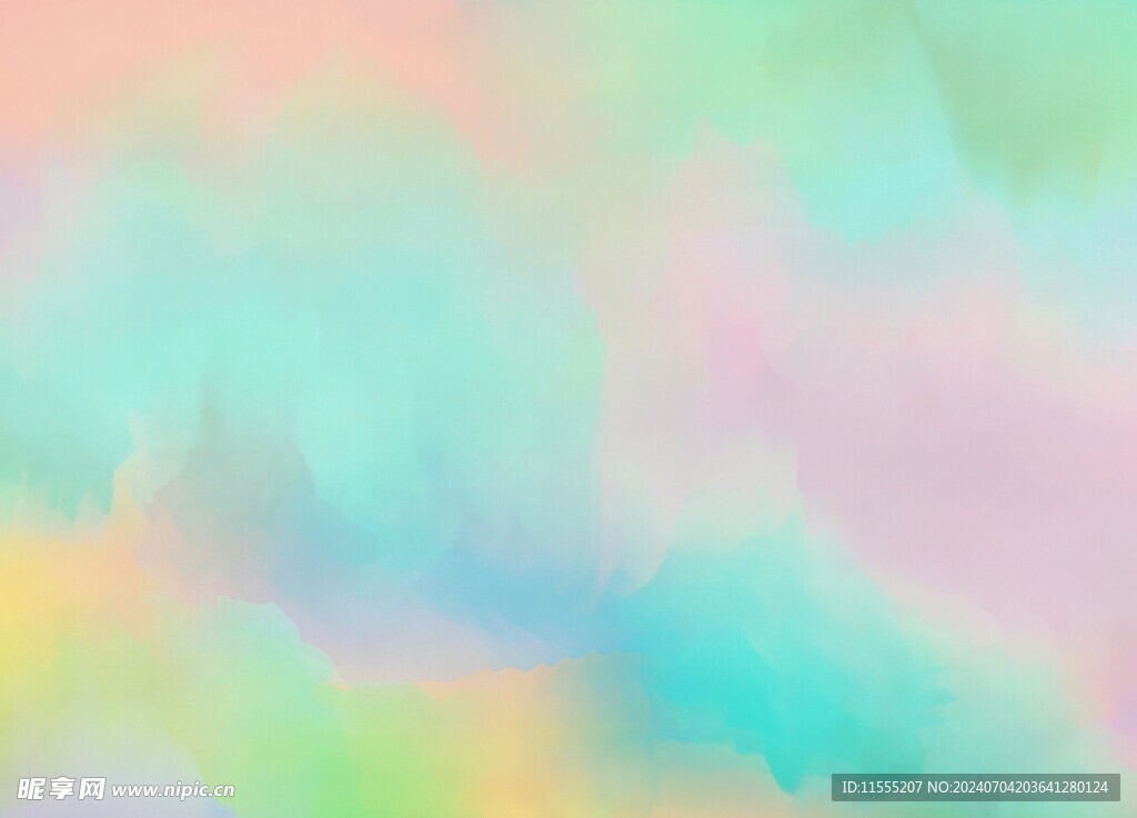 创意水彩抽象艺术画水彩晕染