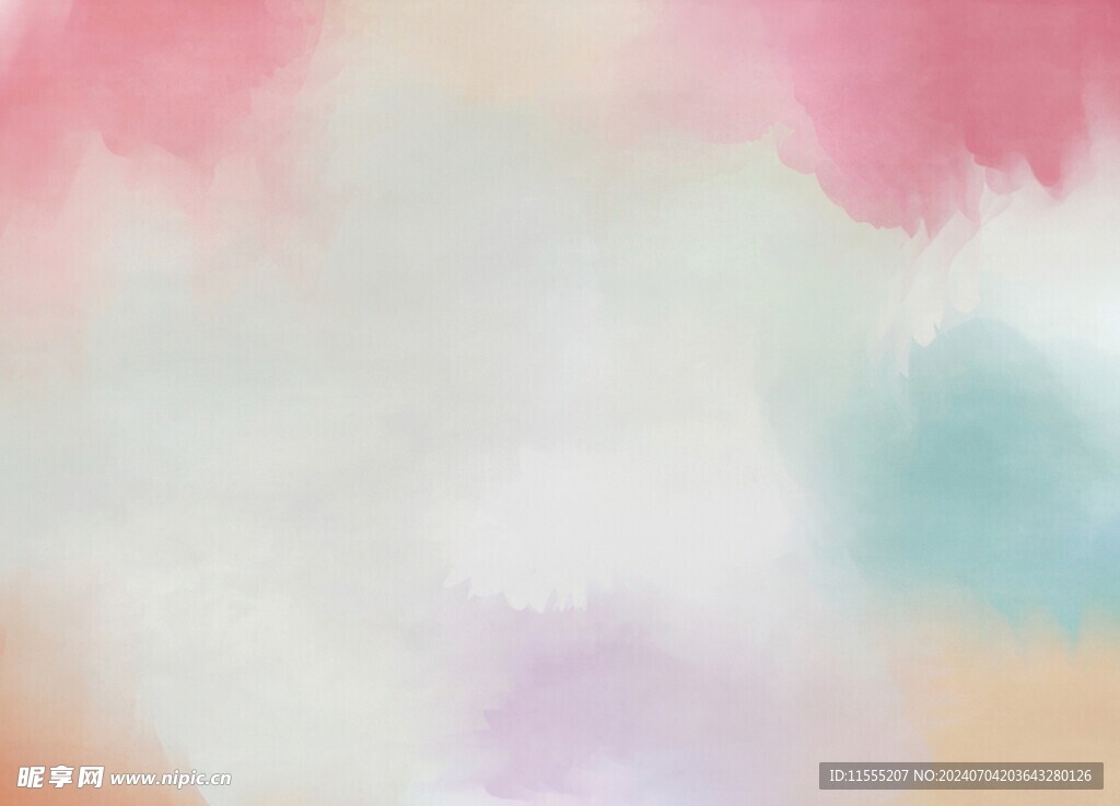 创意水彩抽象艺术画水彩晕染