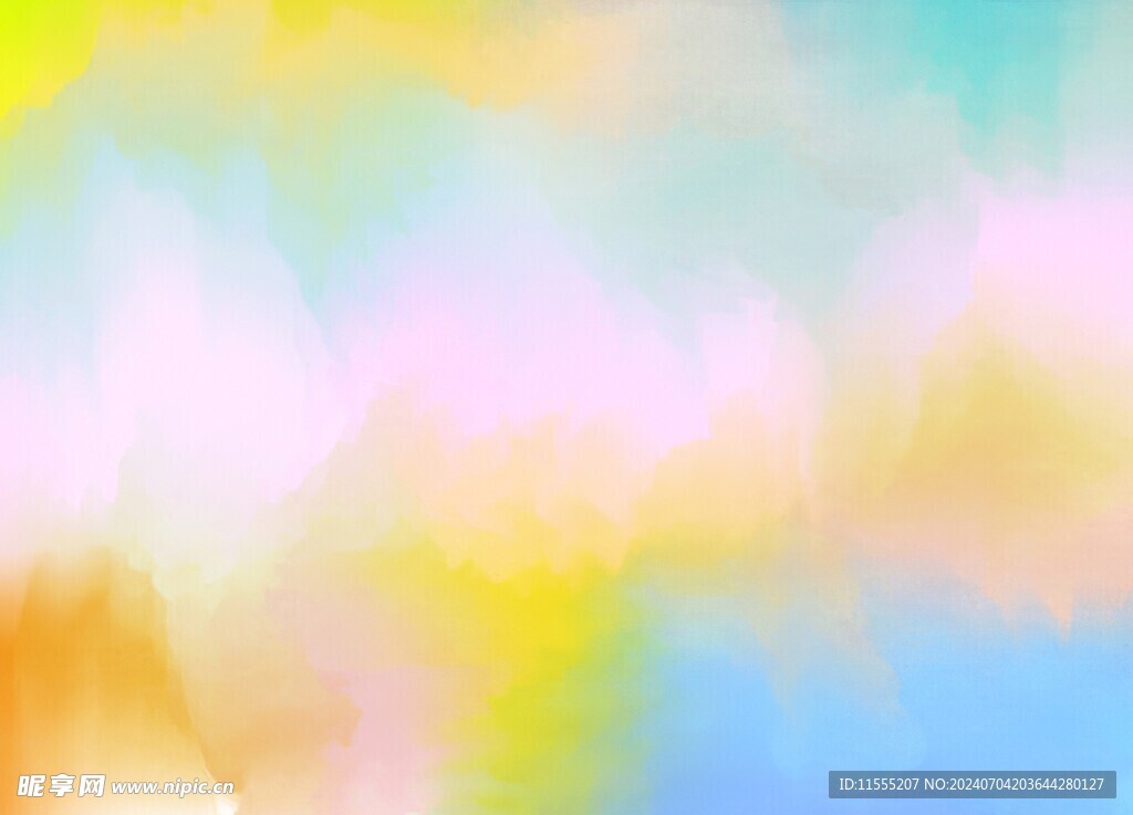 创意水彩抽象艺术画水彩晕染