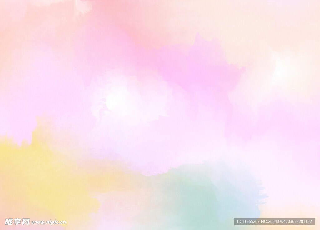 创意水彩抽象艺术画水彩晕染