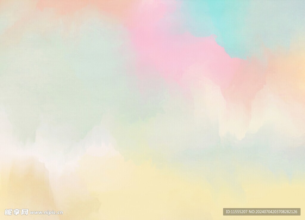 创意水彩抽象艺术画水彩晕染