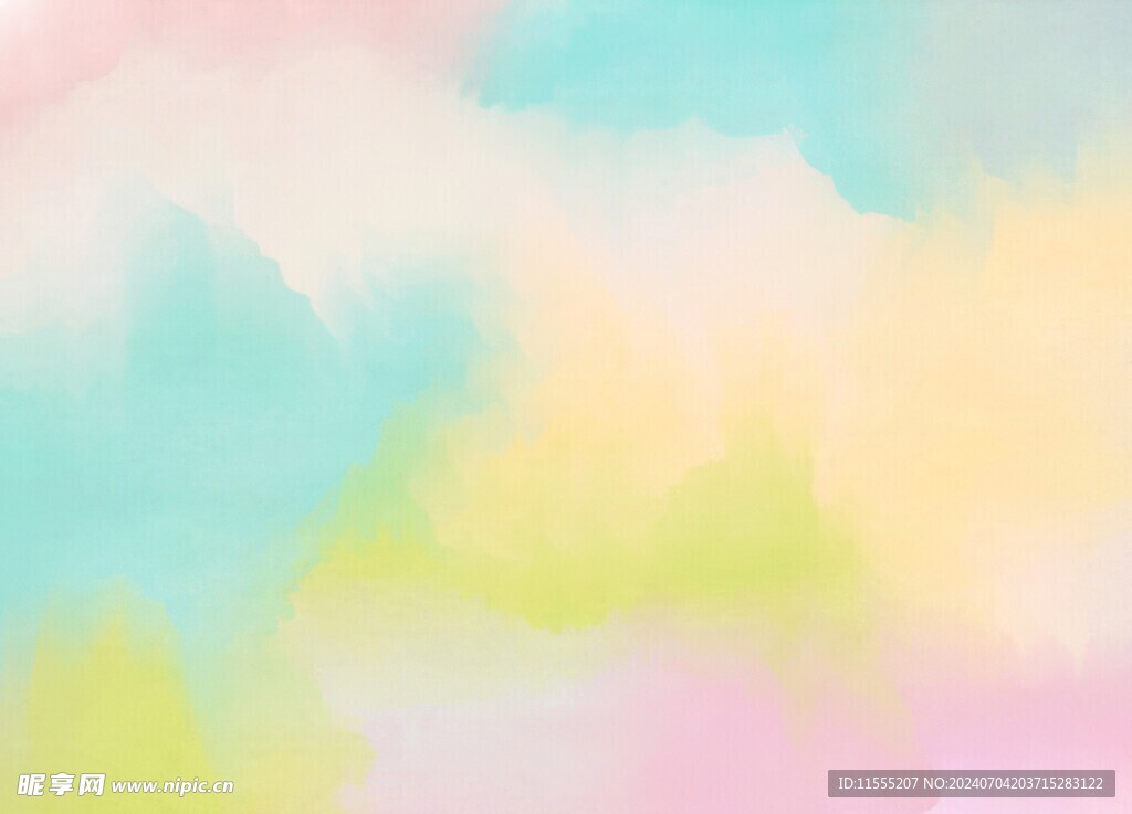 创意水彩抽象艺术画水彩晕染