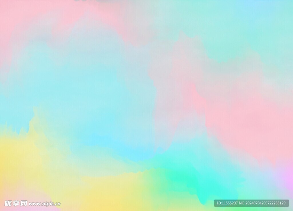 创意水彩抽象艺术画水彩晕染