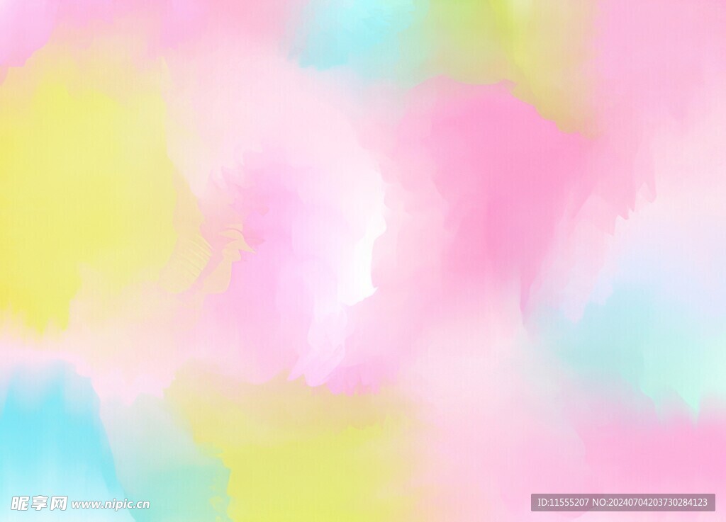 创意水彩抽象艺术画水彩晕染