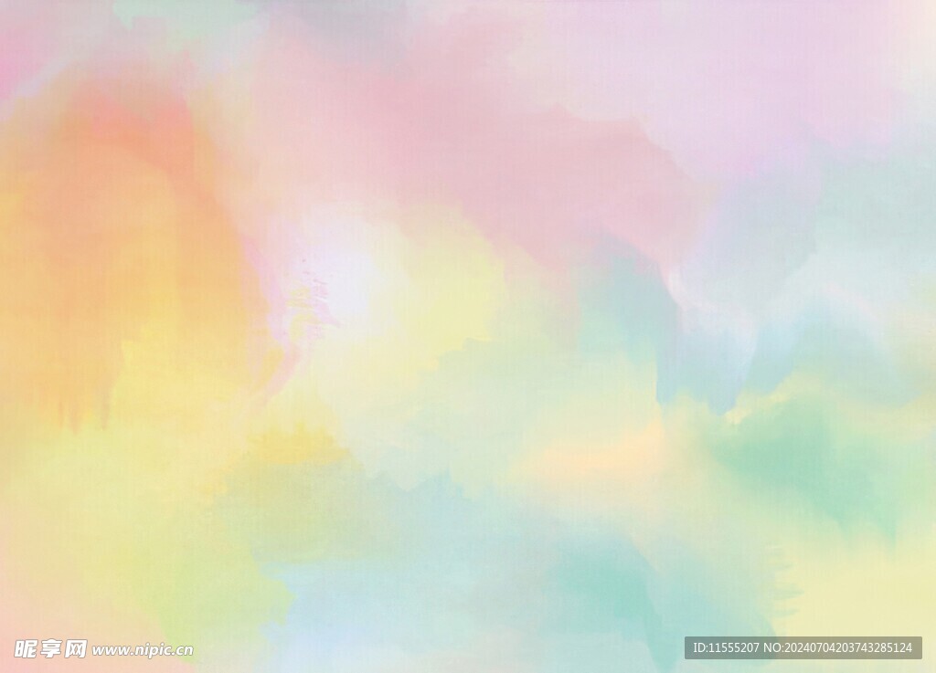 创意水彩抽象艺术画水彩晕染