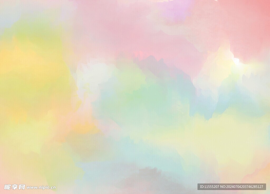 创意水彩抽象艺术画水彩晕染