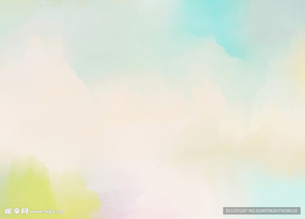 创意水彩抽象艺术画水彩晕染
