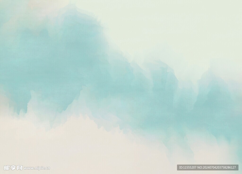 创意水彩抽象艺术画水彩晕染