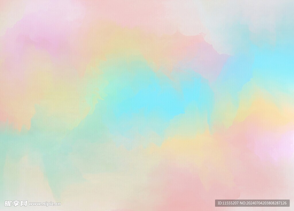 创意水彩抽象艺术画水彩晕染