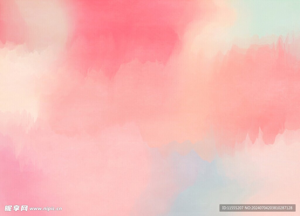 创意水彩抽象艺术画水彩晕染