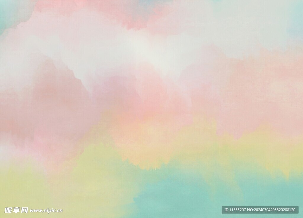 创意水彩抽象艺术画水彩晕染