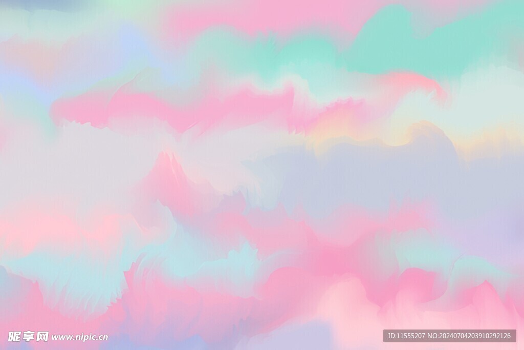 创意水彩抽象艺术画水彩晕染