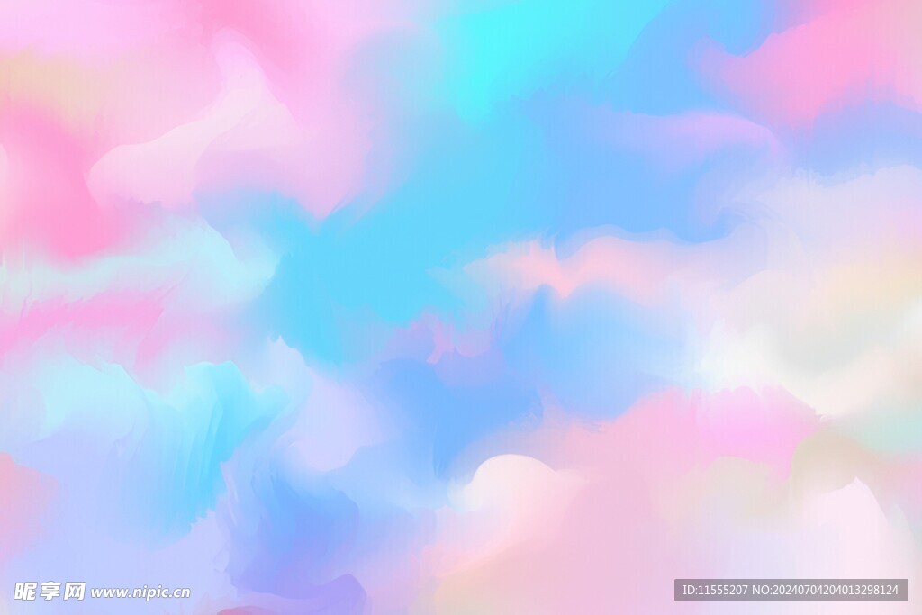 创意水彩抽象艺术画水彩晕染