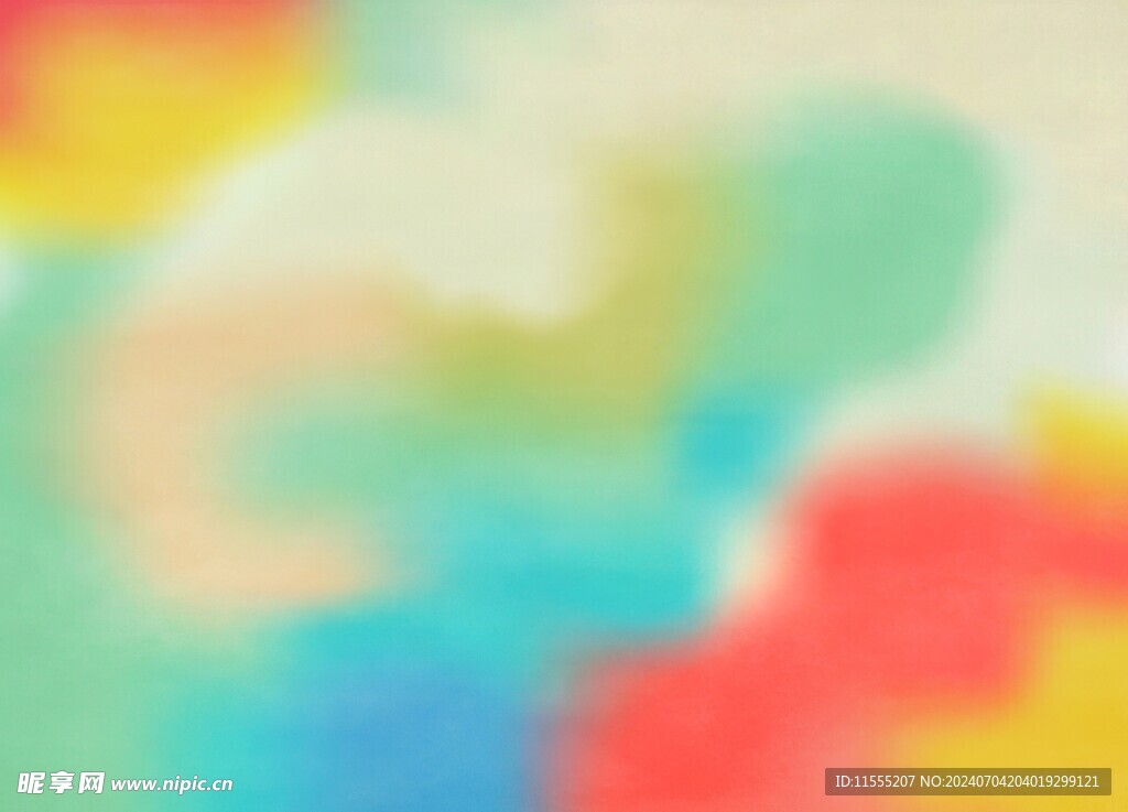 创意水彩抽象艺术画水彩晕染