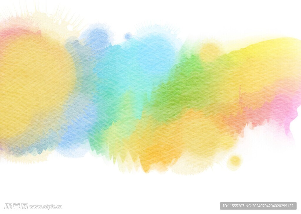 创意水彩抽象艺术画水彩晕染