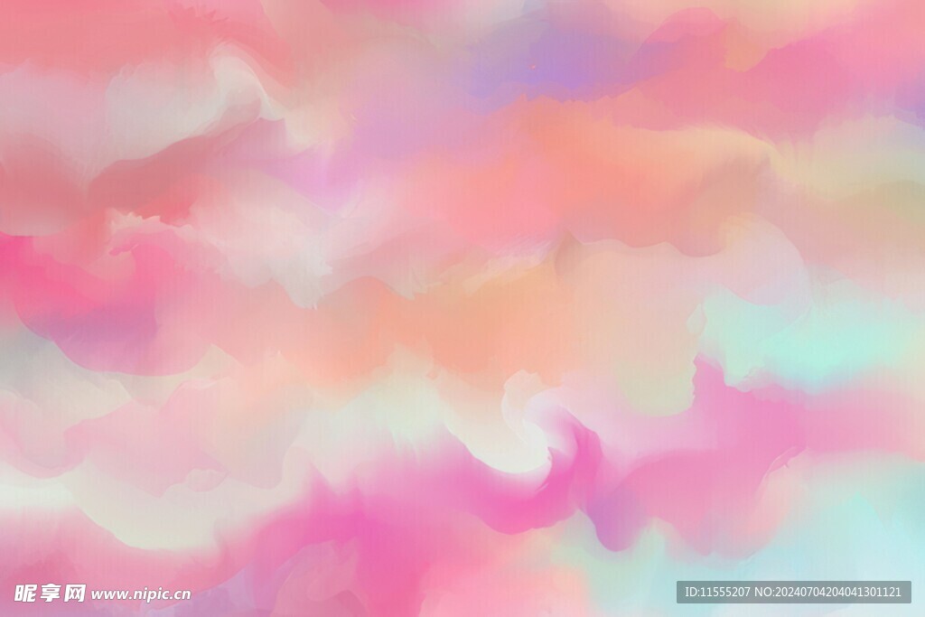创意水彩抽象艺术画水彩晕染