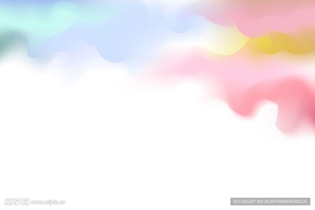 创意水彩抽象艺术画水彩晕染