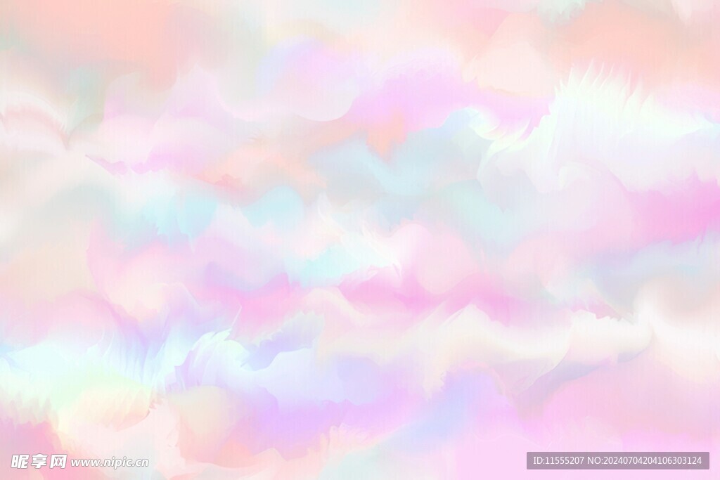 创意水彩抽象艺术画水彩晕染