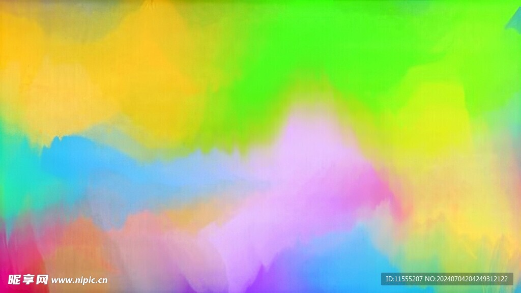 创意水彩抽象艺术画水彩晕染