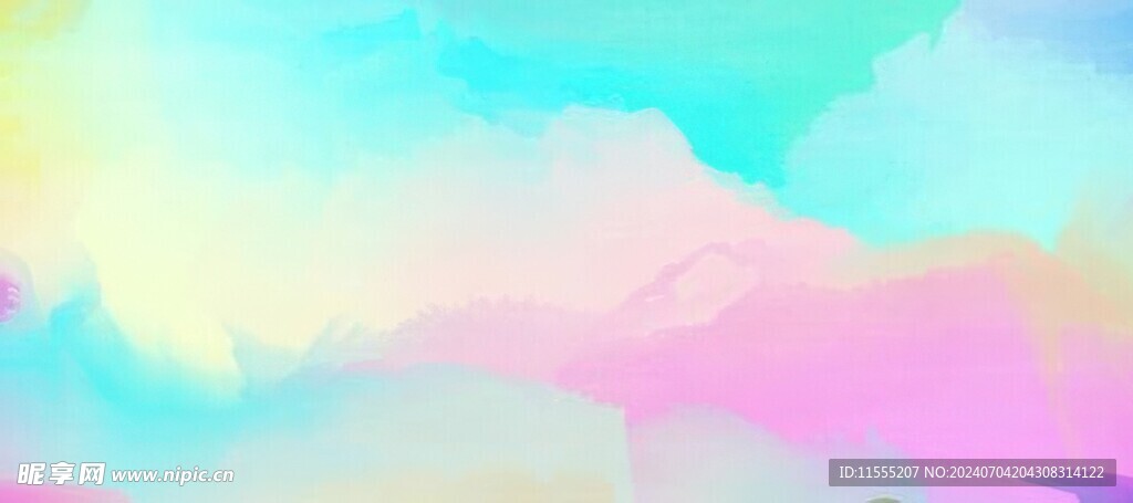 创意水彩抽象艺术画水彩晕染
