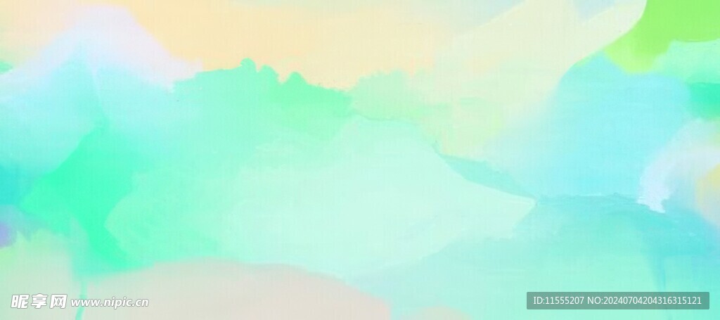 创意水彩抽象艺术画水彩晕染