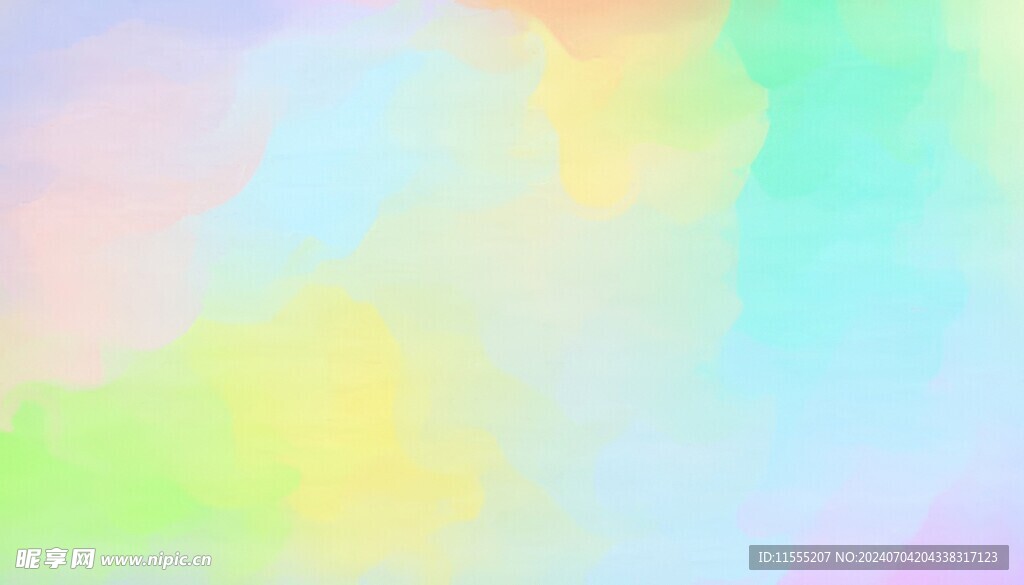 创意水彩抽象艺术画水彩晕染