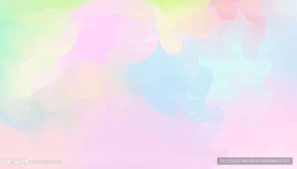 创意水彩抽象艺术画水彩晕染