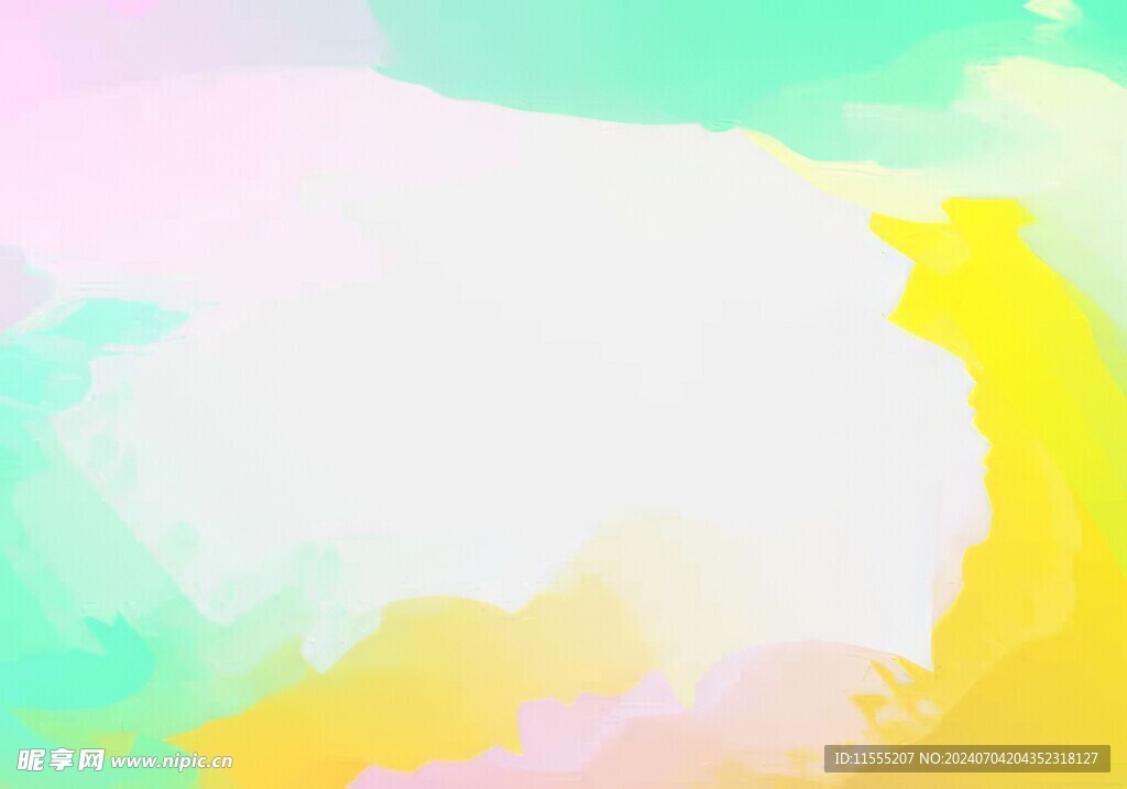 创意水彩抽象艺术画水彩晕染