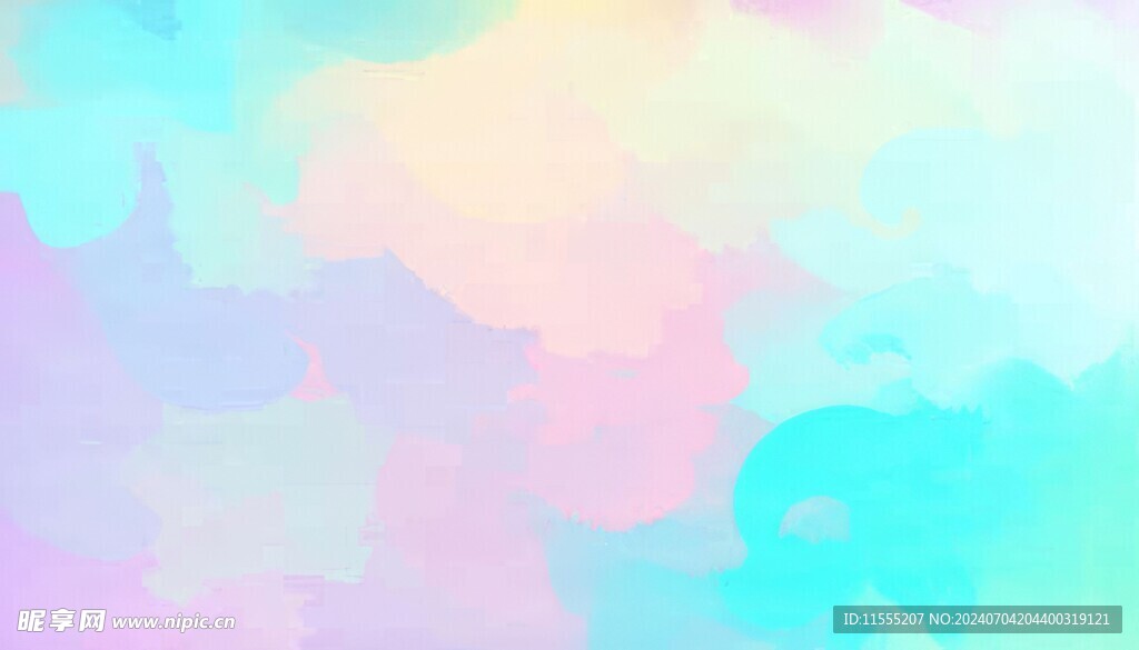 创意水彩抽象艺术画水彩晕染