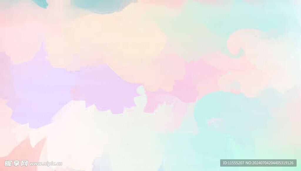 创意水彩抽象艺术画水彩晕染