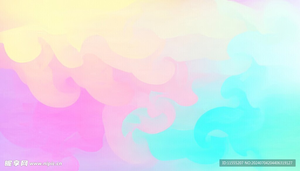 创意水彩抽象艺术画水彩晕染