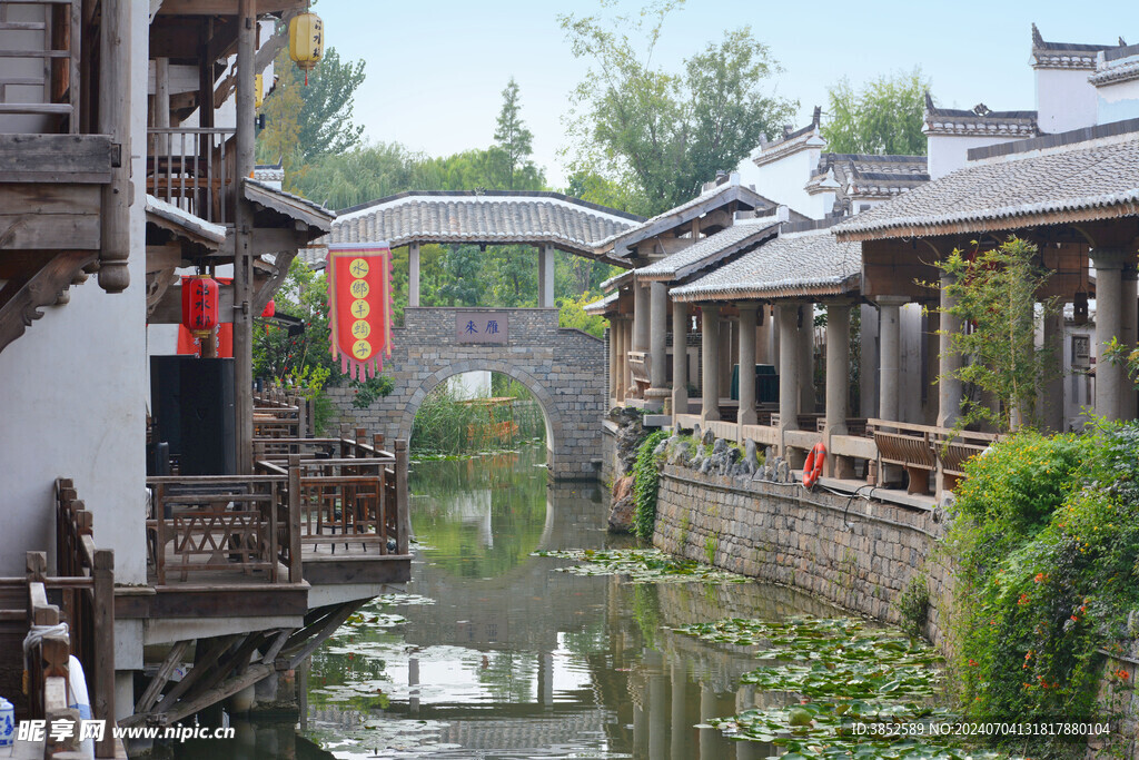 小桥流水江南古建筑
