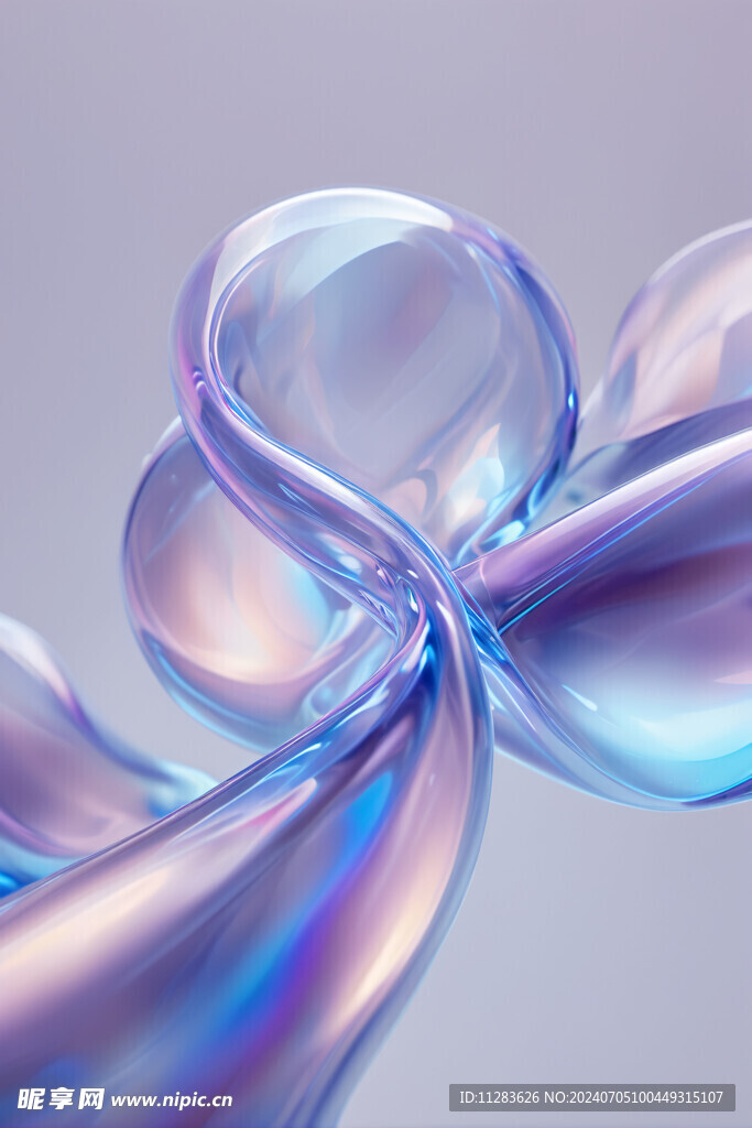 玻璃流体壁纸