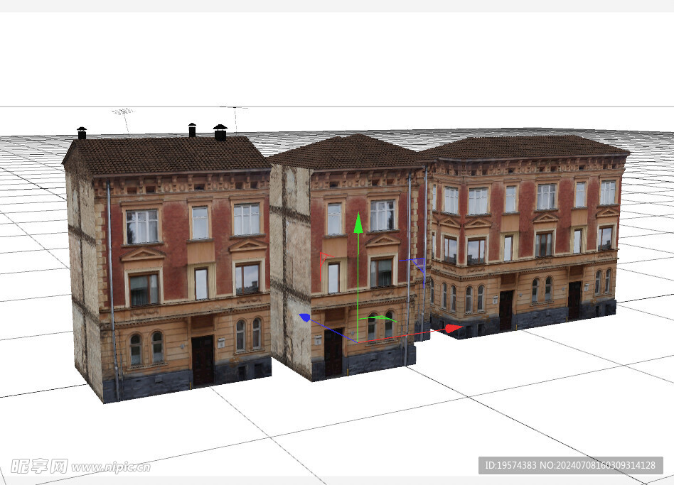 C4D模型 建筑物