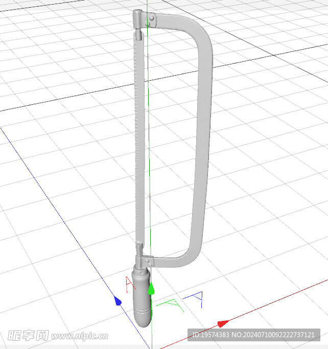 C4D模型 锯子