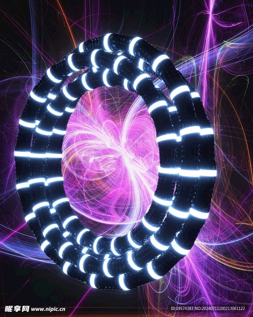 C4D模型 科技环