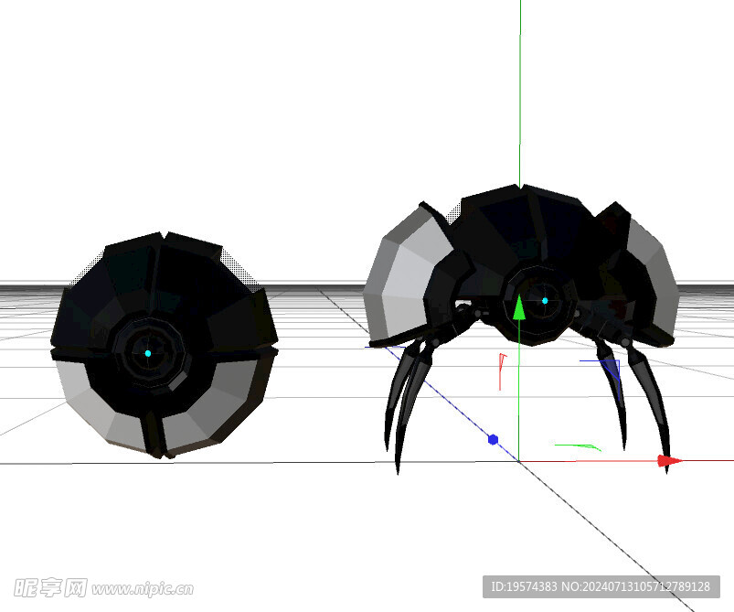 C4D模型 机器人