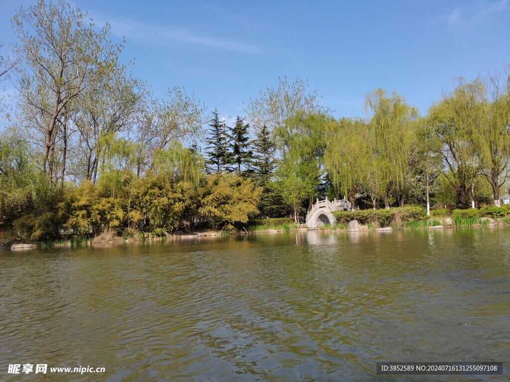 公园风景  水上风景