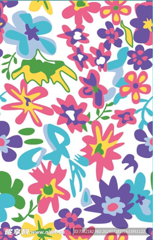 花朵 蝴蝶 布艺